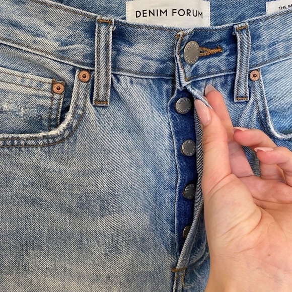 Denim Forum The Boyfriend High Rise Loose 28L Size 25 - Picture 5 of 13